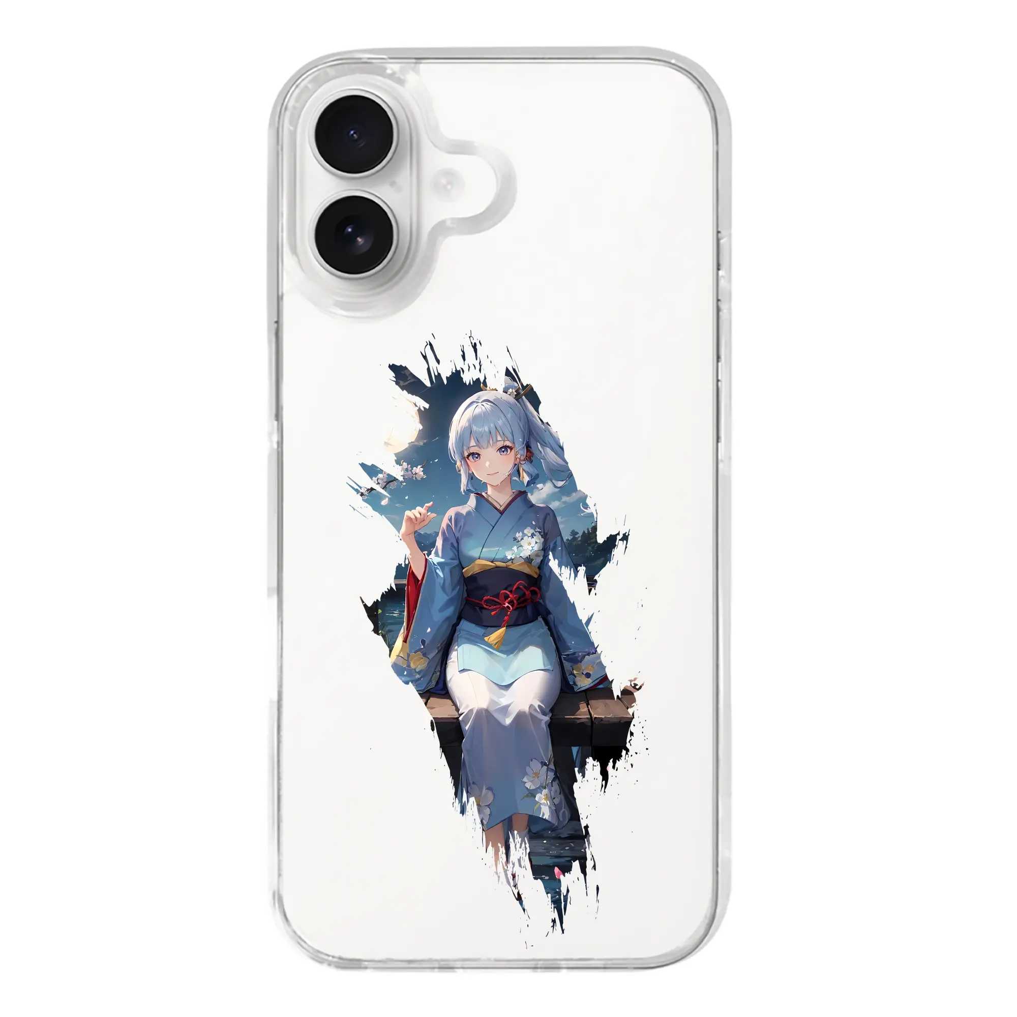 原 神 グッズ 神里綾華 - iPhone 17シリーズ 透明スマホケース – 薄型・耐衝撃・精密フィット保護カバー